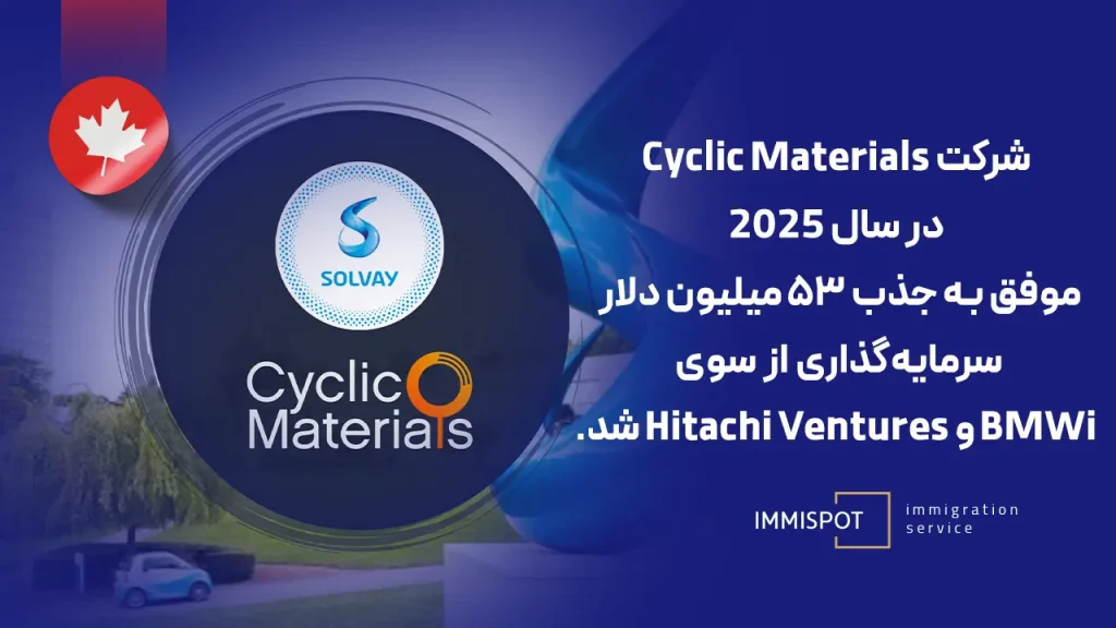 استارتاپ موفق کانادا Cyclic Materials