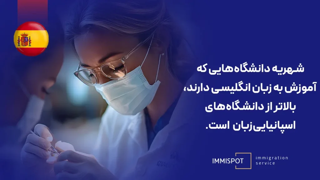 تحصیل دندانپزشکی به زبان انگلیسی در اسپانیا