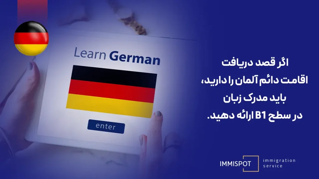 سطح زبان آلمانی برای مهاجران