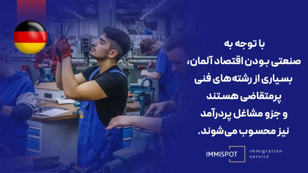 رشته های فنی و صنعتی آوسبیلدونگ المان