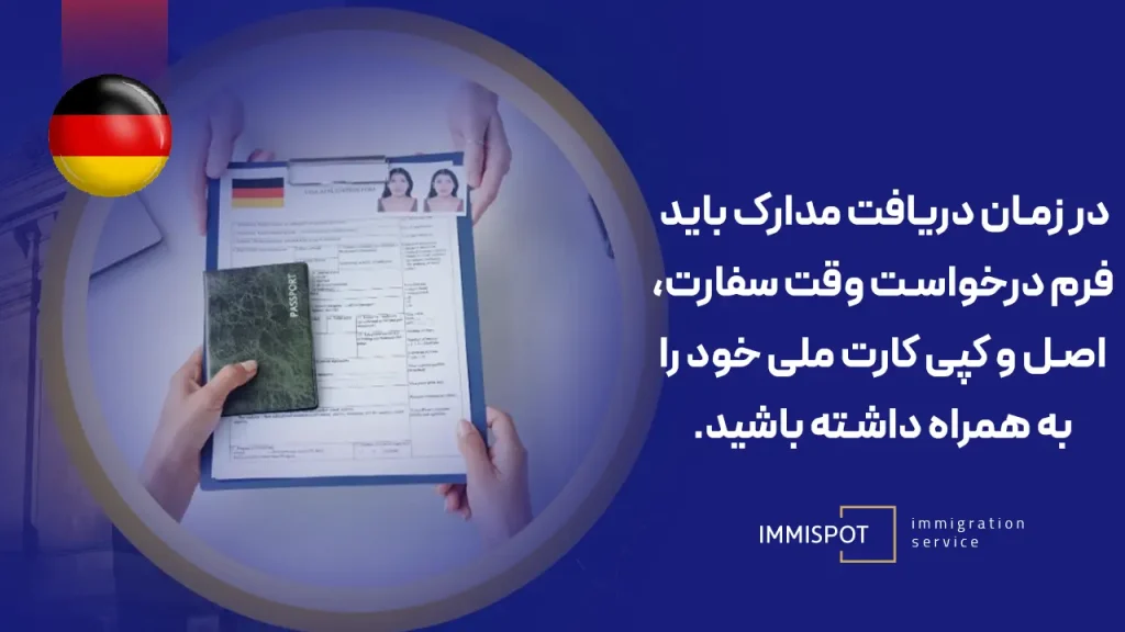 مراحل دریافت وقت سفارت آلمان