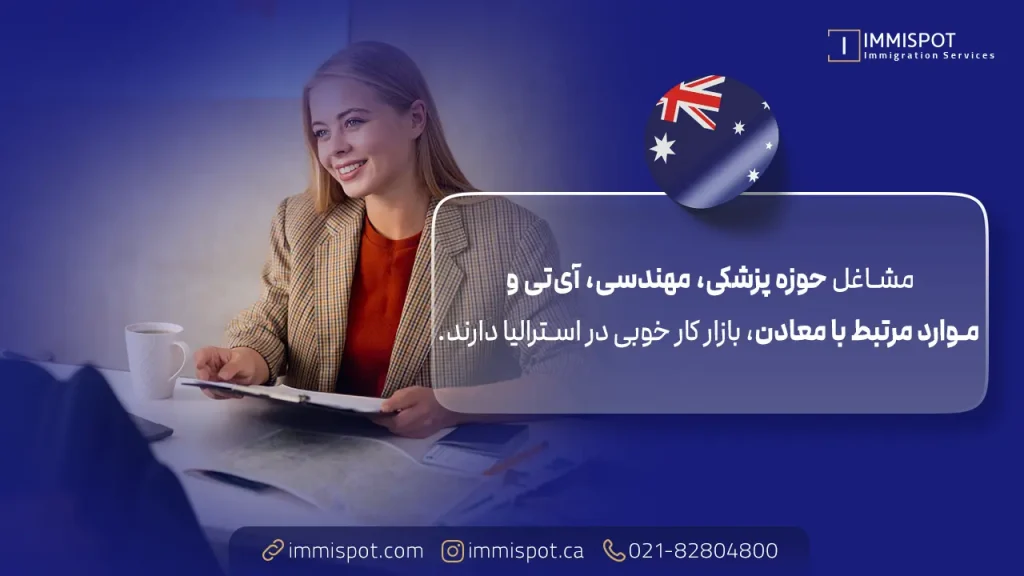 فهرست مشاغل موردنیاز استرالیا