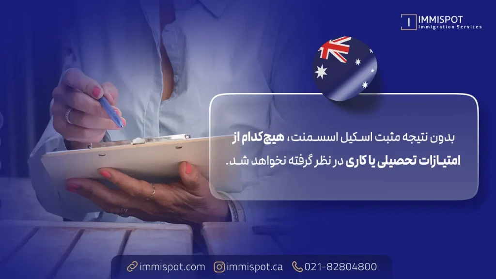 محاسبه امتیاز برای اسکیل سلکت استرالیا