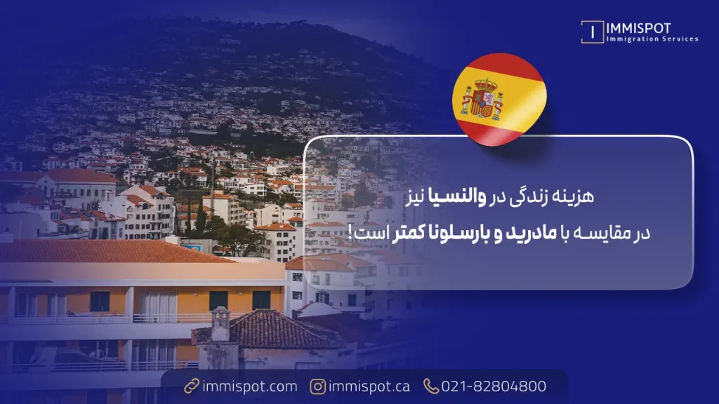 مقایسه خرید ملک در والنسیا اسپانیا با دیگر شهرها