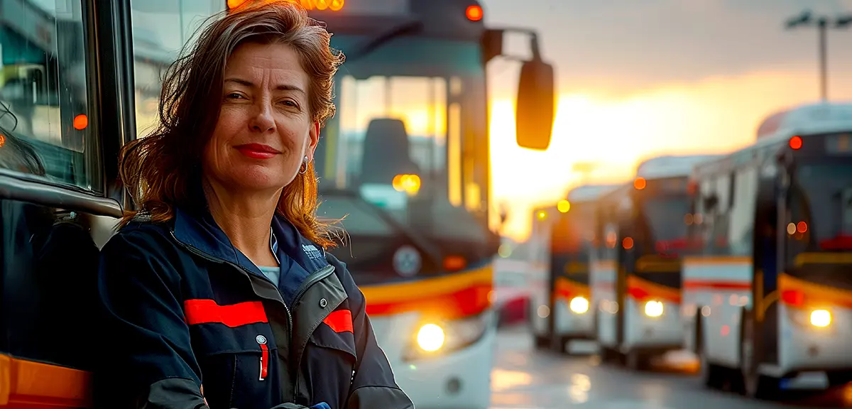 راننده اتوبوس در کانادا