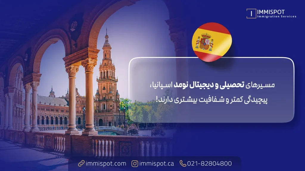 اسپانیا یکی از مقاصد محبوب مهاجرت