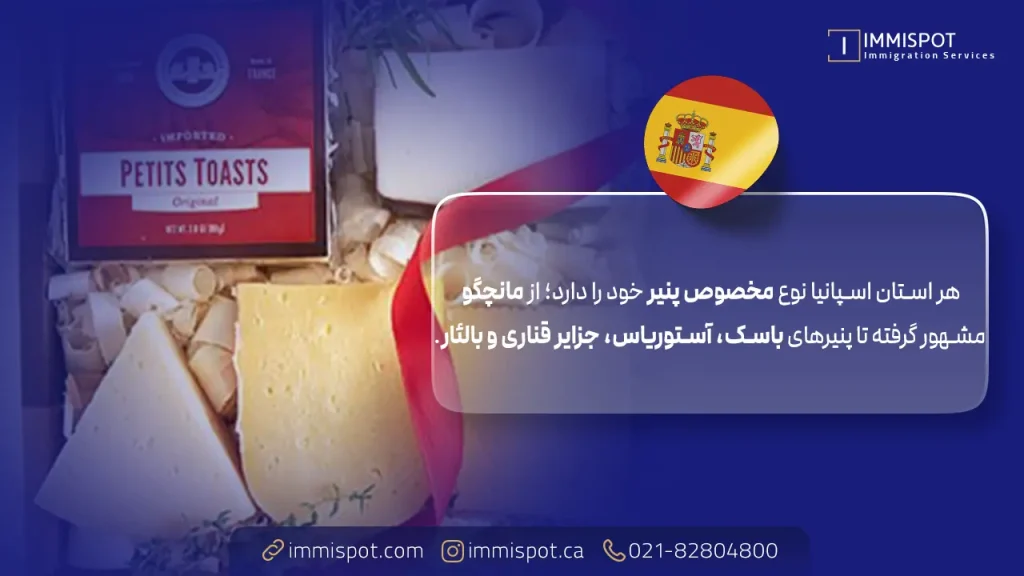 پنیر مخصوص سوغات اسپانیا