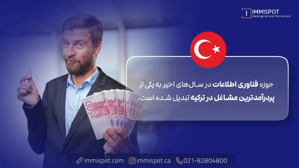 درآمد فناوری اطلاعات در ترکیه