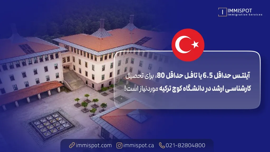 شرایط تحصیل در دانشگاه کوچ ترکیه