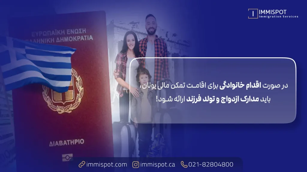 مدارک مورد نیاز برای ویزای تمکن مالی یونان