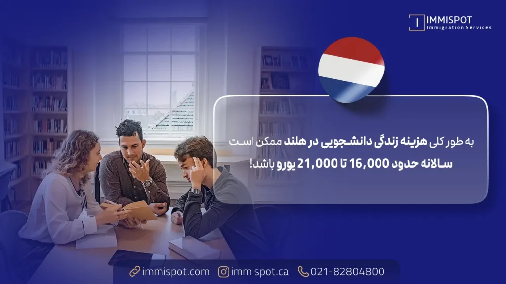 هزینه تحصیل در هلند