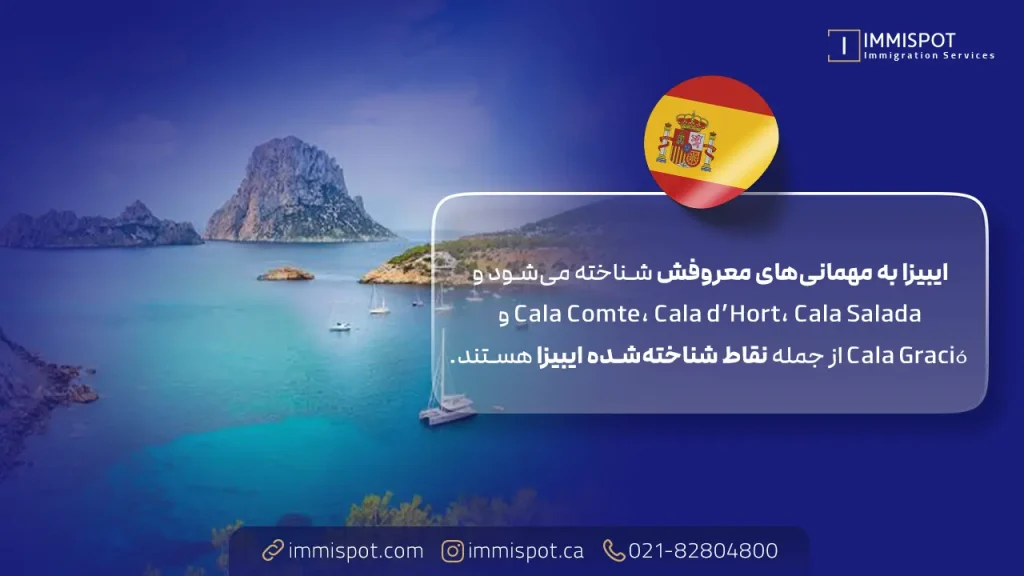 سواحل ایبیزا اسپانیا برای تفریح